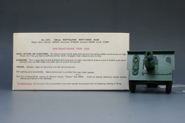 Britains 25-Pounder Gun in B.A.T. Gun Box - Image 4