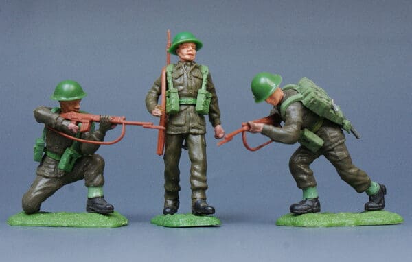 Swoppet 'Infantry in Action' 3-Figure Set