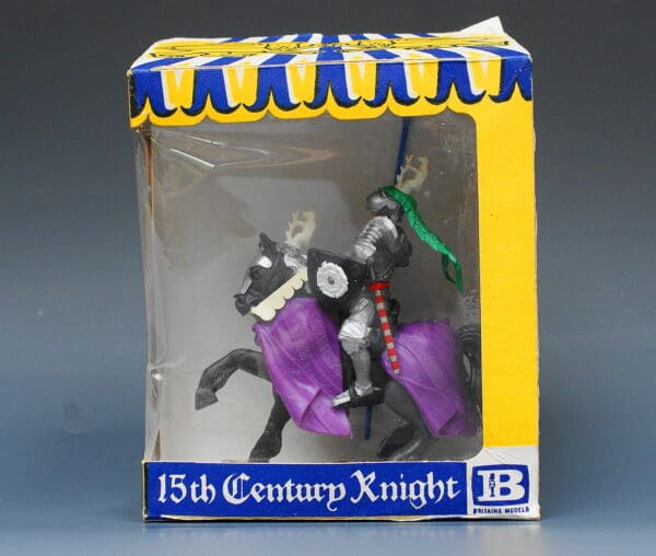 Swoppet C15th Mounted Knight Defending with Lance - Mint Boxed!