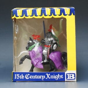 Swoppet C15th Mounted Knight Defending GREEN REINS - Mint Boxed!