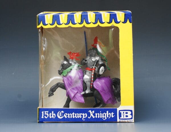 Swoppet C15th Mounted Knight Defending GREEN REINS - Mint Boxed!