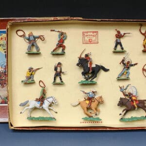 Herald Cowboys & Indians - Mounted & Dismounted - Box Set