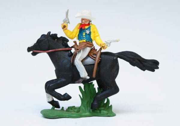 Swoppet Cowboy Sheriff Mounted (2nd Series Horse) - Image 2