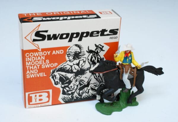 Swoppet Cowboy Sheriff Mounted (2nd Series Horse)