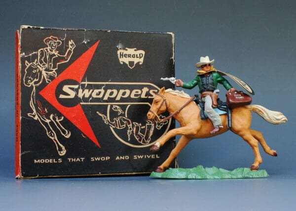 Herald "I'm A Swoppet!" Cowboy Bank Robber Mounted - Boxed - Image 3