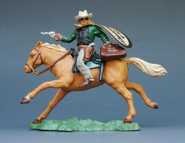 Herald "I'm A Swoppet!" Cowboy Bank Robber Mounted - Boxed