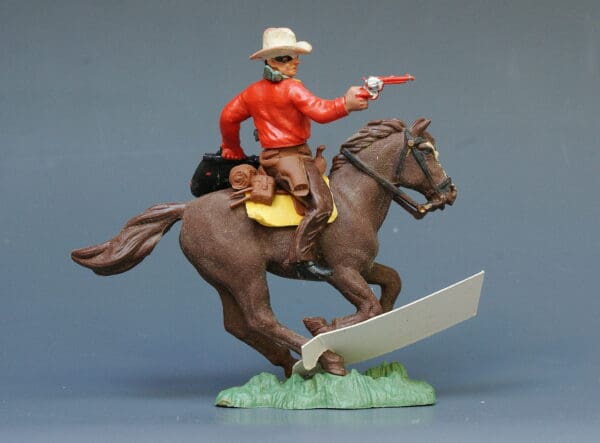 Herald Swoppet Cowboy Bank Robber Mounted - ORIGINAL Box! - Image 3