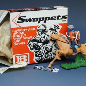 Swoppet Cowboy with Lasso Mounted - 2nd Issue ORIGINAL Box