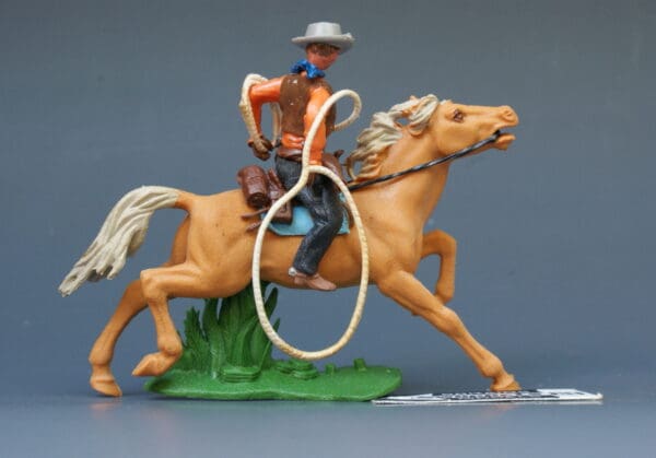 Swoppet Cowboy with Lasso Mounted - 2nd Issue ORIGINAL Box - Image 3
