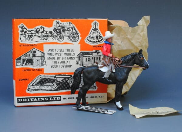 Swoppet Cowboy On Guard Mounted - 2nd Issue ORIGINAL Box