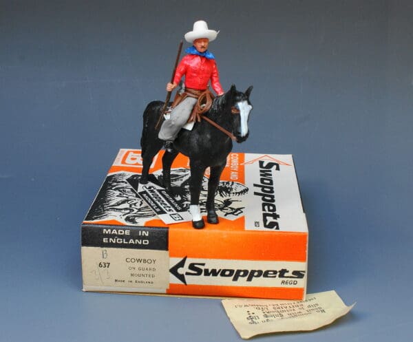 Swoppet Cowboy On Guard Mounted - 2nd Issue ORIGINAL Box - Image 4