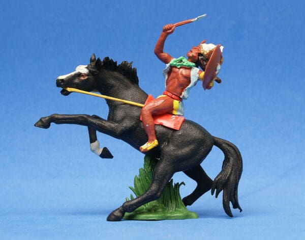 Swoppet Indian Medicine Mounted (2nd Series Horse) * Late Issue * - Image 3