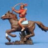 Swoppet Indian Brave Mounted (2nd Series Horse - BROWN Base) - Image 2