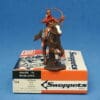 Swoppet Indian Brave Mounted (2nd Series Horse - BROWN Base) - Image 4
