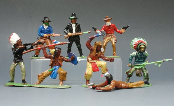 Cowboys & Indians 40mm Made in China Airfix Copies (Ron Cameron)