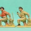 Crescent British 8th Army Toy Soldiers with RED Painted Shirts - Image 5