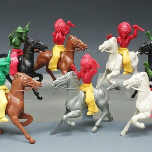 Lido Wild West Copies Cowboys & Indians - Polystyrene Horses