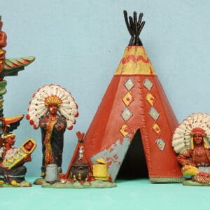 Herald Zang Indian Encampment Set - Early Example!