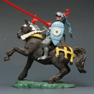 Britains Swoppet Mounted C15th Century Knight Defending