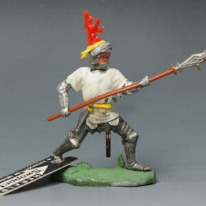 Swoppet C15th Knight with Halberd (White Tunic)
