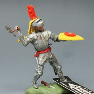 Swoppet C15th Knight with Axe - Bear with Staff Crest