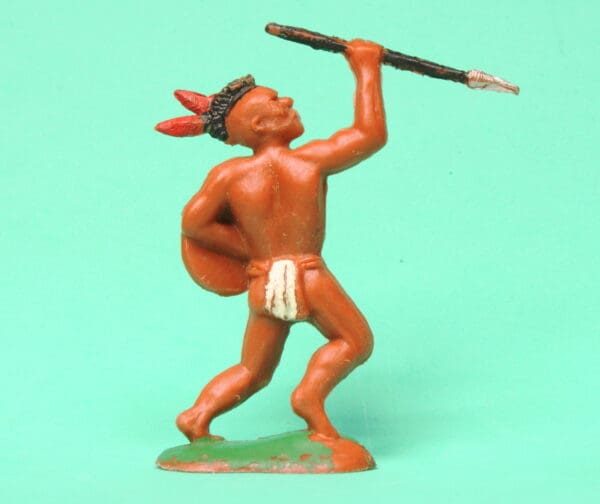 Crescent 60mm Mohican Indian with Spear & Shield - Image 2