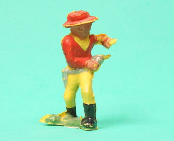 Trojan Cowboy Firing from Hip - YELLOW Plastic