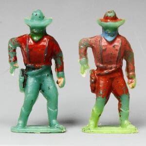 Harvey Cowboy Bandits About to Draw (from the Lead Moulds)