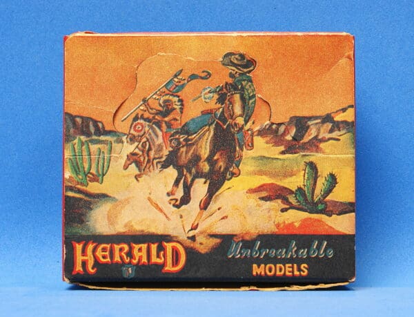 Herald Zang Mounted Cowboy Lassoing - ORIGINAL Box! - Image 4