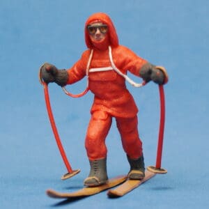 Herald Models Polar Skier - RED Plastic - VNM!