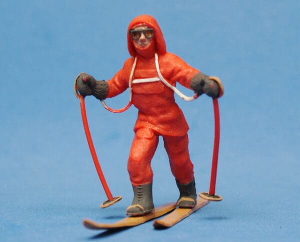Herald Models Polar Skier - RED Plastic - VNM!