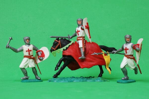 Timpo Swoppet 1st Series Crusaders - Mounted & Foot