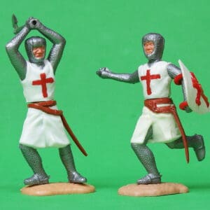 Timpo Swoppet 2nd Series Crusaders on Foot (Pair)