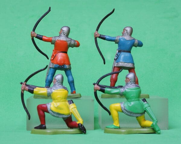 Britains Medieval Knights 'Made in Hong Kong' - Archers - Image 3