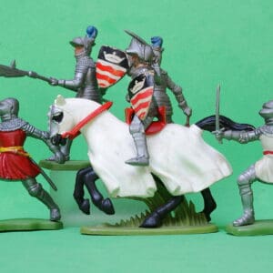 Britains Medieval Knights 'Made in Hong Kong' - Group of 5 #3