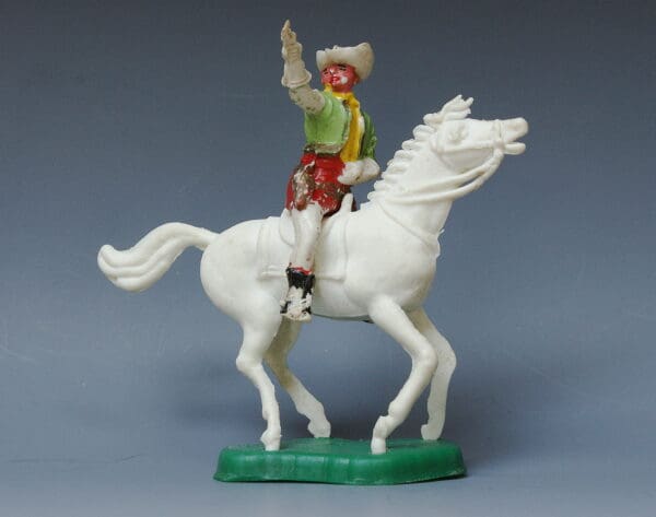 Cherilea 54mm Mounted Cowboy Firing Pistol (2 Riders) - Image 4