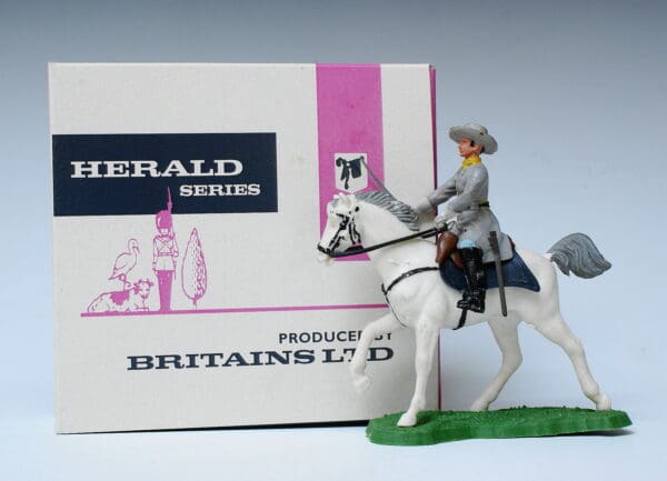 Britains ACW Confederate Cavalry Officer #149 (Repro Box) - Image 4