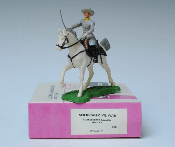 Britains ACW Confederate Cavalry Officer #149 (Repro Box) - Image 5