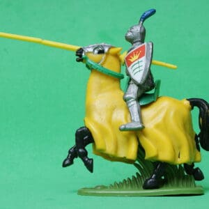 Britains Medieval Mounted Knight 'Made in Hong Kong'