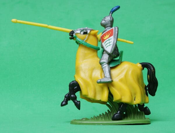 Britains Medieval Mounted Knight 'Made in Hong Kong'