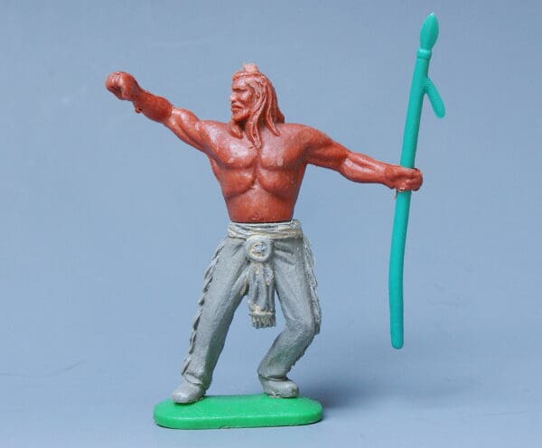 Timpo 1st Series Wild West Indian with Warrior Spear