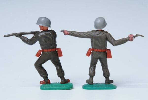 Timpo Swoppet 1st Series US Khaki Soldiers #3 - Image 2