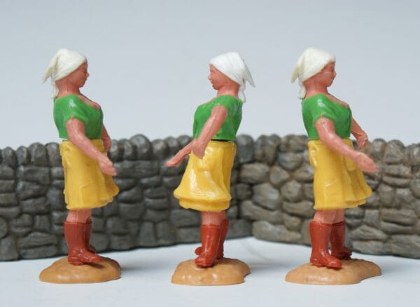 Timpo Swoppet Farm Series Milkmaid x 3 - Image 3