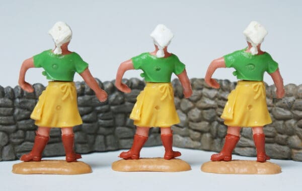 Timpo Swoppet Farm Series Milkmaid x 3 - Image 2