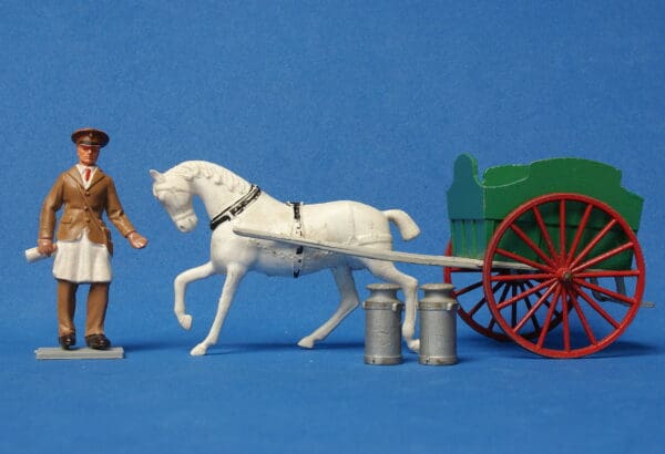 Britains Milk Float (Green) with Plastic Milkman - Image 4