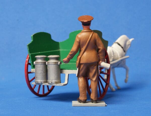 Britains Milk Float (Green) with Plastic Milkman - Image 3