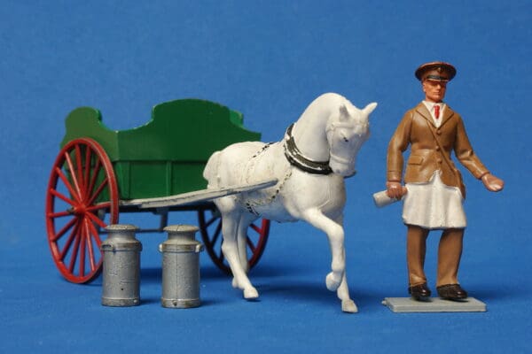 Britains Milk Float (Green) with Plastic Milkman - Image 2