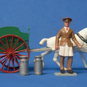Britains Milk Float (Green) with Plastic Milkman