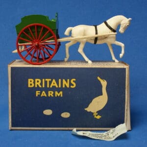 Britains Model Home Farm Milk Float with Plastic Horse - VNMB!