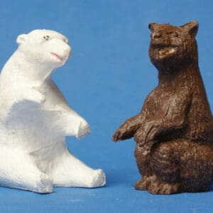 Taylor & Sons Zoo Series - Brown Bear & Polar Bear, Sitting